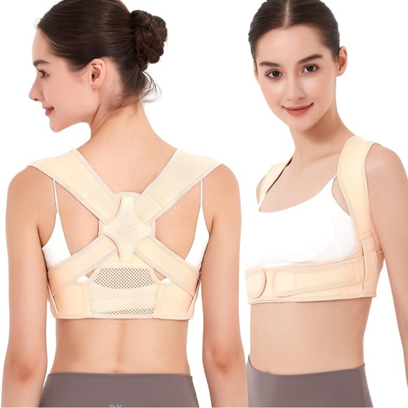 Posture Corrector for Women & Men, Breathable Back Brace, Adjustable Posture S/M - Picture 4 of 8